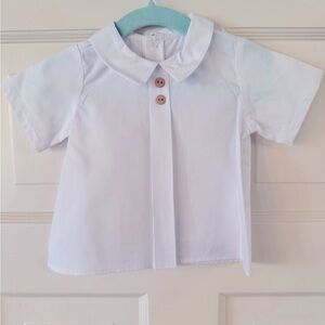 NWT Bella Bliss Classic White Baby Shirt, 9M